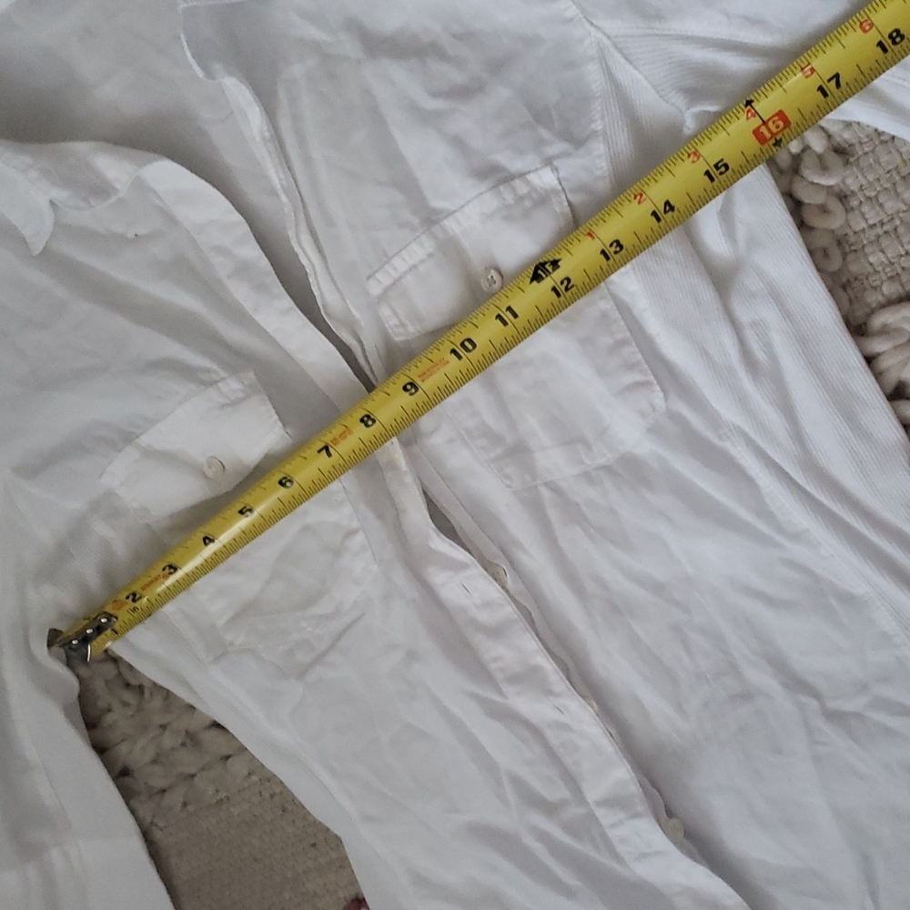James Perse Crisp White Button-Down Shirt - Picture 9 of 15